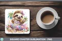 GorgeousSafari Beach Square Coaster design.