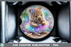 GorgeousSafari Beach Car Coaster design.