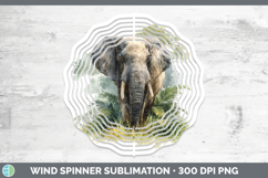 GorgeousSafari Botanicals Wind Spinner design.