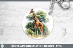 GorgeousSafari Botanicals Keychain design.