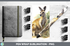 GorgeousSafari Botanicals Pen Wrap design.