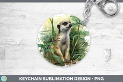 GorgeousSafari Botanicals Keychain design.