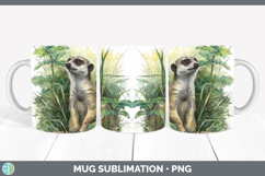 GorgeousSafari Botanicals Mug Wrap design.