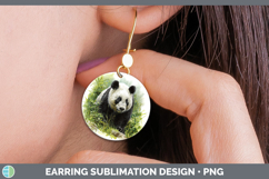 GorgeousSafari Botanicals Round Earrings design.