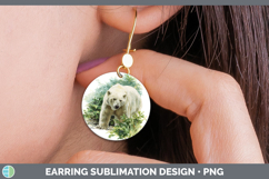 GorgeousSafari Botanicals Round Earrings design.