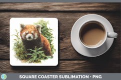 GorgeousSafari Botanicals Square Coaster design.