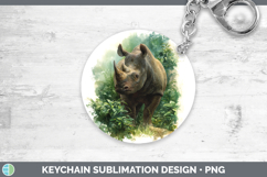 GorgeousSafari Botanicals Keychain design.