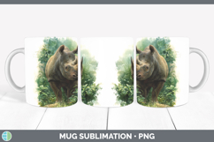 GorgeousSafari Botanicals Mug Wrap design.