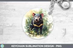 GorgeousSafari Botanicals Keychain design.