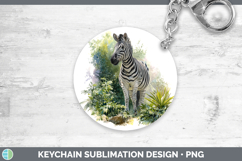 GorgeousSafari Botanicals Keychain design.