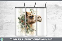 GorgeousSafari Christmas Botanicals Tumbler design.