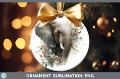 GorgeousSafari Christmas Botanicals Ornament design.