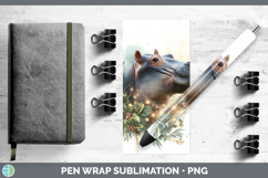 GorgeousSafari Christmas Botanicals Pen Wrap design.