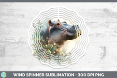 GorgeousSafari Christmas Botanicals Wind Spinner design.