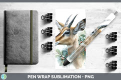 GorgeousSafari Christmas Botanicals Pen Wrap design.