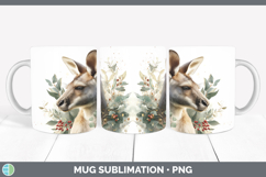 GorgeousSafari Christmas Botanicals Mug Wrap design.