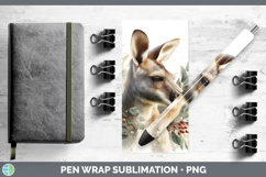 GorgeousSafari Christmas Botanicals Pen Wrap design.