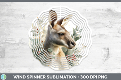 GorgeousSafari Christmas Botanicals Wind Spinner design.