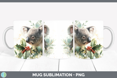GorgeousSafari Christmas Botanicals Mug Wrap design.