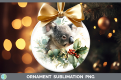 GorgeousSafari Christmas Botanicals Ornament design.