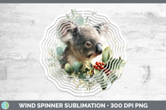 GorgeousSafari Christmas Botanicals Wind Spinner design.