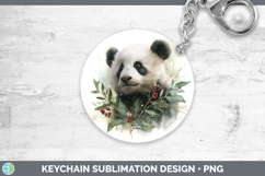 GorgeousSafari Christmas Botanicals Keychain design.