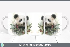 GorgeousSafari Christmas Botanicals Mug Wrap design.