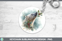 GorgeousSafari Christmas Botanicals Keychain design.