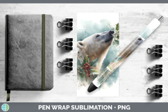GorgeousSafari Christmas Botanicals Pen Wrap design.
