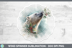 GorgeousSafari Christmas Botanicals Wind Spinner design.