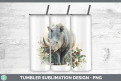 GorgeousSafari Christmas Botanicals Tumbler design.