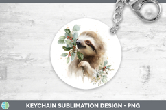 GorgeousSafari Christmas Botanicals Keychain design.