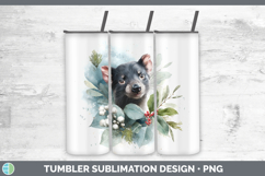 GorgeousSafari Christmas Botanicals Tumbler design.