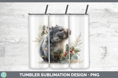 GorgeousSafari Christmas Botanicals Tumbler design.