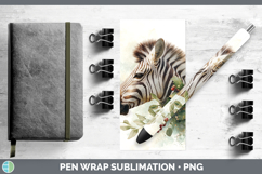 GorgeousSafari Christmas Botanicals Pen Wrap design.
