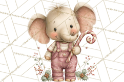 Safari Christmas Clipart, Jungle Animal PNG Tropical Clipart Product Image 4
