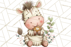 Safari Christmas Clipart, Jungle Animal PNG Tropical Clipart Product Image 2