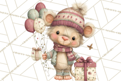 Safari Christmas Clipart, Jungle Animal PNG Tropical Clipart Product Image 3