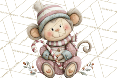 Safari Christmas Clipart, Jungle Animal PNG Tropical Clipart Product Image 4
