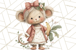 Safari Christmas Clipart, Jungle Animal PNG Tropical Clipart Product Image 2