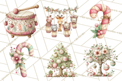 Safari Christmas Clipart, Jungle Animal PNG Tropical Clipart Product Image 2