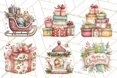 Safari Christmas Clipart, Jungle Animal PNG Tropical Clipart Product Image 3