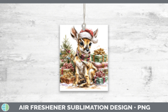 GorgeousSafari Christmas Santa Air Freshener design.