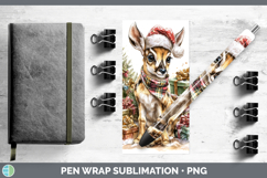 GorgeousSafari Christmas Santa Pen Wrap design.