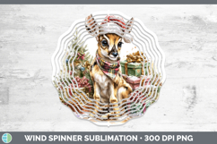 GorgeousSafari Christmas Santa Wind Spinner design.