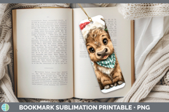 GorgeousSafari Christmas Santa Bookmark design.