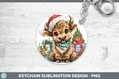 GorgeousSafari Christmas Santa Keychain design.
