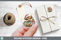 GorgeousSafari Christmas Santa Stickers design.