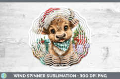 GorgeousSafari Christmas Santa Wind Spinner design.