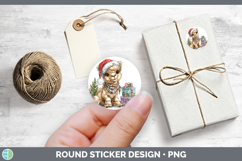 GorgeousSafari Christmas Santa Stickers design.